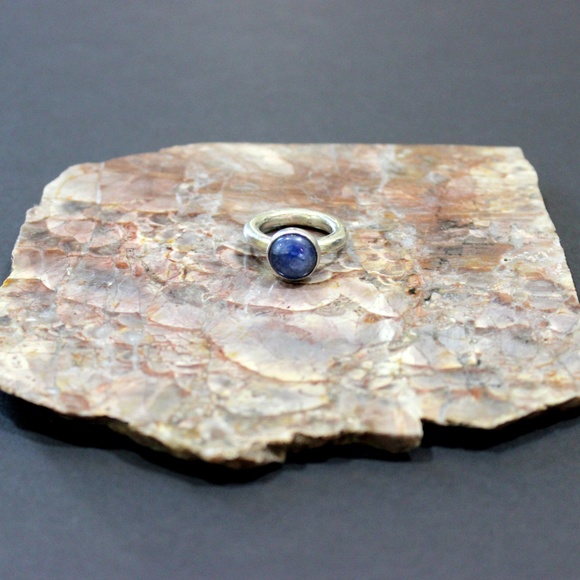 Sundance Kyanite Cabochon Sterling Silver Ring - Picture 2 of 5